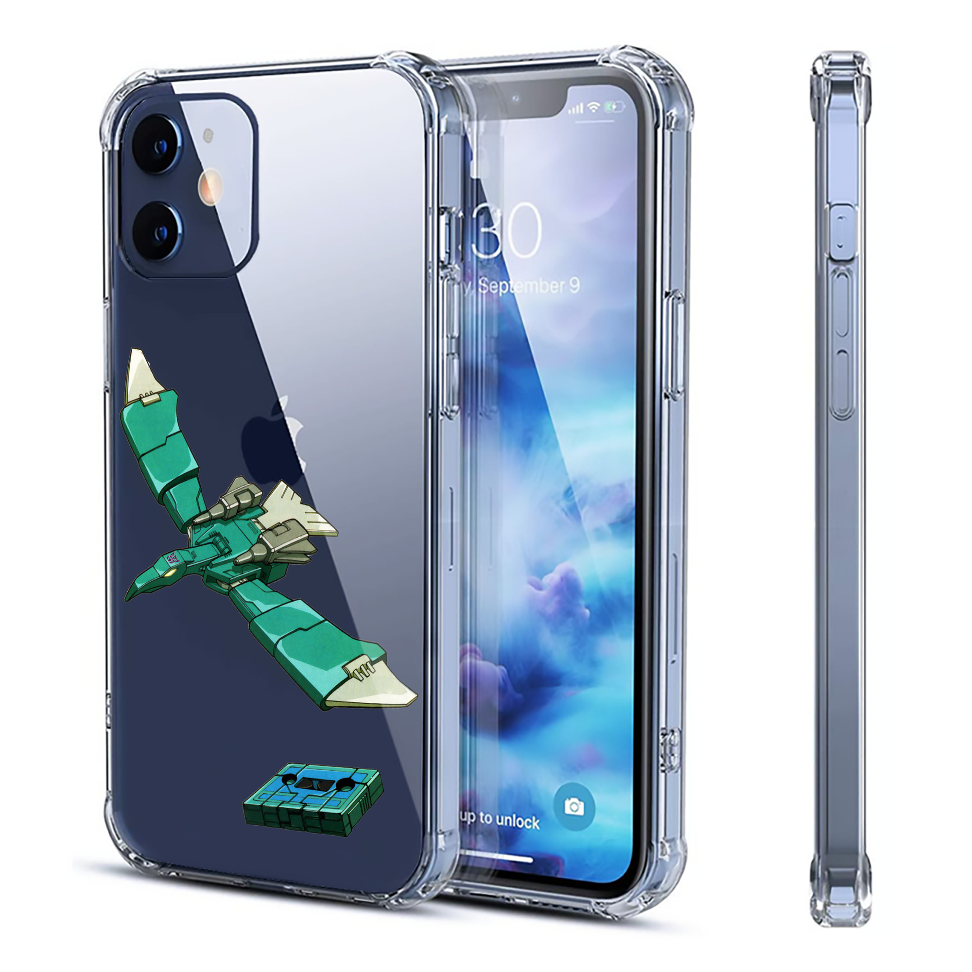 （画像用）  【iPhone 12シリーズ対応】透明スマホケース（クリアソフトケース）